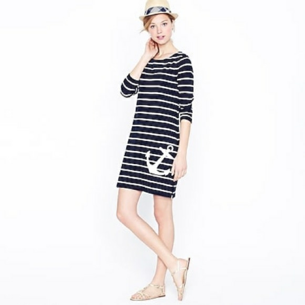 J. Crew Maritime Anchor Dress